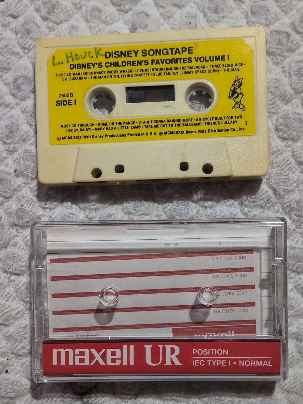 Vintage 1979 Disney Songtape Children's Favorites Volume 1 Cassette Sing Along